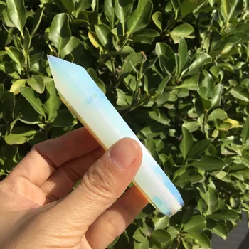 Lustruit Naturale Opal Cristal Conductă de Fumat Tigara de Conducte pentru Tabocco