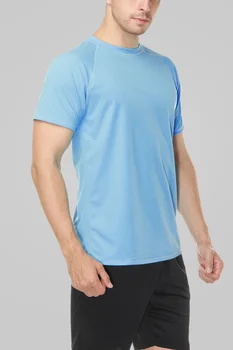 Charmleaks Bărbați Rashguard Dry-fit Shirt Barbati Vrac se Potrivi Culoare Solidă Tricou UV-Protecție Rash Guard Top UPF 50+ Uzură Plajă