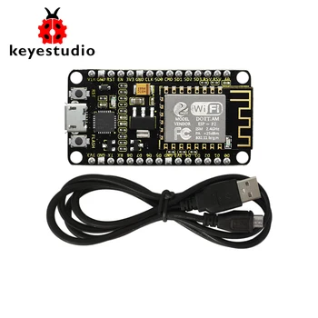 Keyestudio ESP8266 Dezvoltare WI-FI, Bord +1M Cablu Micro USB Pentru Arduino (Cip este CP2102-GMR)