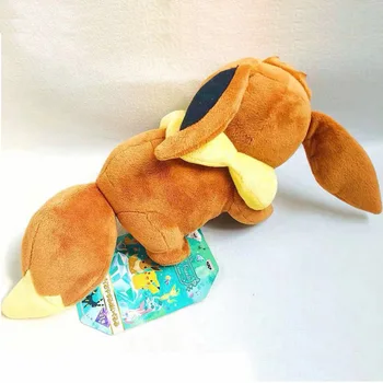 Original Takara Tomy Pokemon Dormit Eevee Stuffied Animale Jucării de Pluș Drăguț Papusa PP Bumbac de Crăciun Cadouri de Ziua de nastere