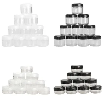 10 Buc de Plastic Cutie de Depozitare Unghii Cosmetice Șirag de mărgele Pietre Caz Sticlă Oală RT99