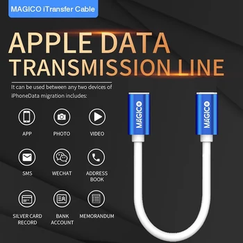 MAGICO Fulgere de Mare Viteză de Transmisie de Date în domeniul Migrației Cablu OTG pentru iPhone iPad Foto Video Sincronizarea Transferului de Date