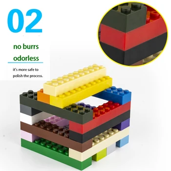 Aquaryta 18pcs Gros 2x10 Bloc 3006 Pixel blocuri DIY pentru Logo-ul Jucărie de Învățământ Multicolor Cadou pentru Copii