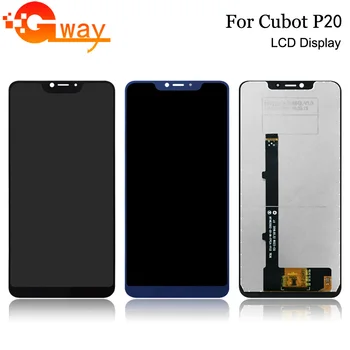 Negru/Albastru Pentru CUBOT P20 Display LCD+Touch Screen Digitizer Asamblare Testat Noul LCD+Touch Digitizer pentru CUBOT P20+Instrumente