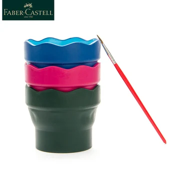 Faber Castell perie de Spălare găleată Scalabile Telescopic Arta Spală Pen Cupa 1BUC Pliere Găleată de Apă Cupa Schiță Pictura de Artă