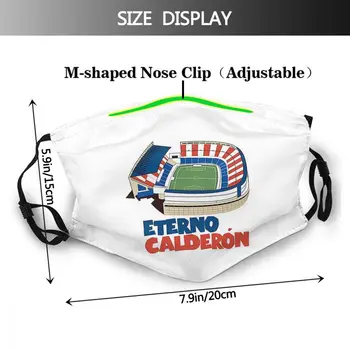 Eterno Calderon - Atletico Madrid, Masca pentru Adulti Refolosibile Anti Ceata Praf gura capace cu filtru