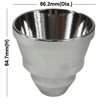 86.2 mm(D) x 84.7 mm(H) OP Reflector din Aluminiu (1 buc)