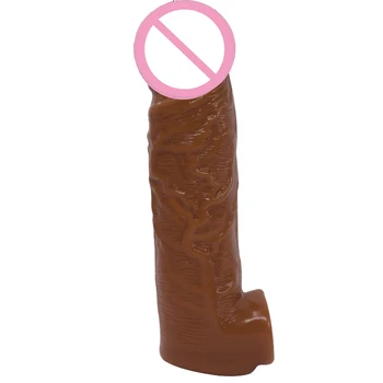 Reutilizabile prezervativ cu lubrifiant Texturate Extender Manșon filet Penis capac Inel pentru Penis vibrator teaca Prezervative coque Jucarii Sexuale pentru Barbati