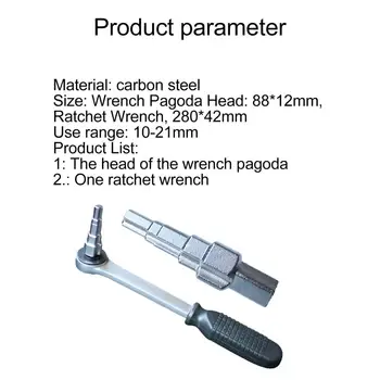 Cheie tubulară-rezistenta la Uzura Universal din Oțel Carbon de scule de Mana Radiator Pagoda Cap Cheie pentru Reparații Auto Cheie tubulară de Carbon