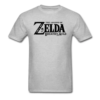 Zelda Logo-ul Imprimat Barbati Negru Alb T Shirt 2018 Bumbac T-shirt de Vară de Fitness Mens Scrisoare Topuri Teuri GG Jocul Imbracaminte