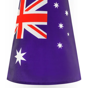 Fete Rochie Australia Drapelul Național a-line rochie de Vară 2020 Printesa de Nunta Rochii de Partid Haine pentru Copii Concurs de Sundress