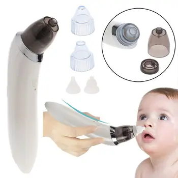 2 2 în 1 Coș de Demontare de Îngrijire a Pielii Bebelusului Aspiratorul Nazal Electric de Siguranță, Igienă Nasul Curat Orală Muci Fraier Pentru nou-Nascuti Băiat