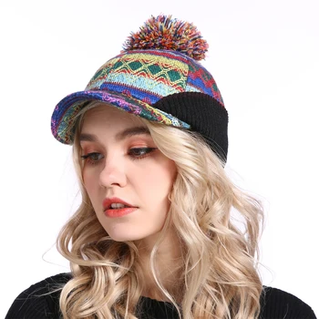 CLIMA Pălăria pentru Femei de Iarnă Dantela Bombardier Pălărie Ureche Cald Cald rusă Pălării Tricotate pălărie Pălării pentru Femei Fete