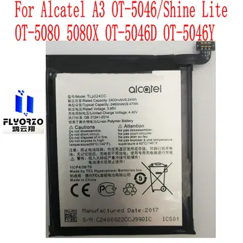 De înaltă Calitate 2400mAh TLP024CC Baterie Pentru Alcatel A3 OT-5046/Stralucire Lite OT-5080 5080X OT-5046D OT-5046Y Telefon Mobil