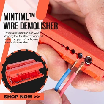 Universal Sârmă Demolisher Electric Multifunctional Sârmă Stripteuză Pen Cablu Pen Cutter Rotativ Coaxial Cutter Stripping Machine