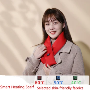 Xiaomi Mijia Youpin 5W Confortabile Eșarfă Caldă de Încălzire Electrică Eșarfă Șal de Încălzire Iarna USB Reîncărcabilă Eșarfă Pentru Casa Inteligentă de Viață