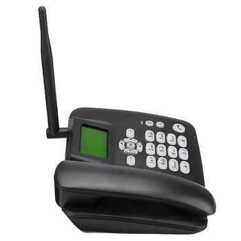 Negru Fix Desktop Wireless, un Telefon fără fir 4G GSM Birou Telefon Cartela SIM Funcția de SMS-uri Desktop Telefon Masina