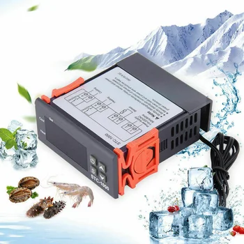 110V-220V Gama Mini Ecran LCD Digital al Temperaturii cu Termostat Acvariu STC-1000 Controler Incalzire Racire Comutator