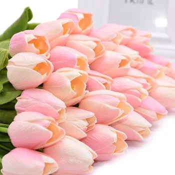 5pcs/lot Vii Lalele Flori Artificiale Decorative Acasă Buchet Multicolor de Lalele pentru Nunta Layout Decor de Flori False