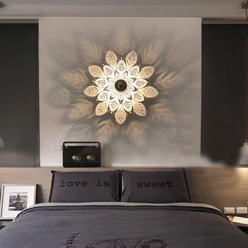 25cm LED Lumini Plafon frunze de Forma Interioară Lampă de Tavan Modern, Simplu Post-Modern Living, Dormitor, Sufragerie, Camera de Studiu