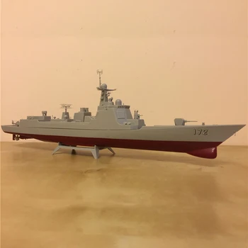 Transport gratuit Kunming Distrugător de Rachete Ghidate Electric Asamblare Modelul Gear Două Prop Alimentat Navă de război DIY Jucărie pentru copii cadou navy