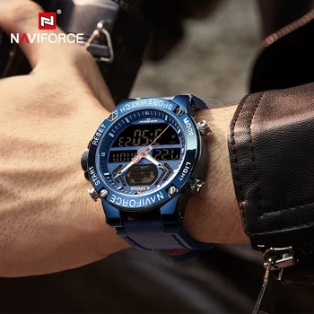 NAVIFORCE de Lux Ceasuri Barbati Sportului Militar Digital Cronograf Cuarț Ceas de mână Luminos Impermeabil Ceas Relogio Masculino