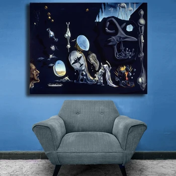 Salvador Dali Uraniu și Atomica Melancholica Idila artă Pentru Living Home Decor Pictura in Ulei Pe Panza Pictura pe Perete