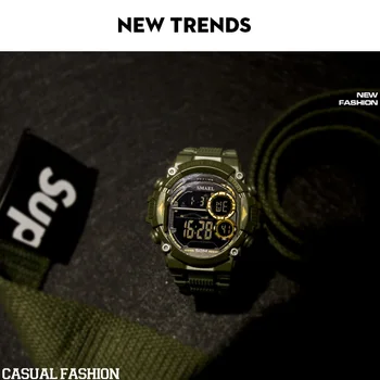 Brand de Top SMAEL Ceas Militar Barbati Led-uri Ceasuri Bărbați Ceasuri Digitale Impermeabil Sport S-Shock 1707 Relogio Masculino