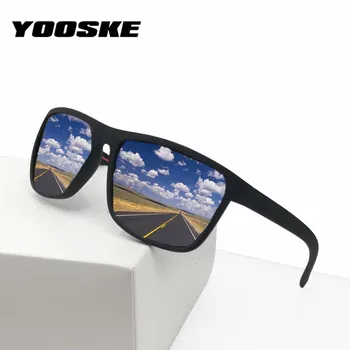 YOOSKE Dreptunghi ochelari de Soare Polarizat Bărbați Femei 2020 Design de Brand de Conducere Clasic de Epocă Ochelari de Soare Ochelari de cal UV400 Ochelari