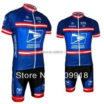 Ciclism îmbrăcăminte Statele Unite Postal echipa de Ciclism Jersey Seturi de Îmbrăcăminte Biciclete ropa ciclismo bicicleta haine ropa ciclismo Albastru