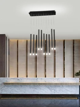 Modern pandantiv cu LED-uri lampa 30W 40W negru / de aur a crescut pandantiv lampă pentru iluminat decor de camera de zi sala de mese bar