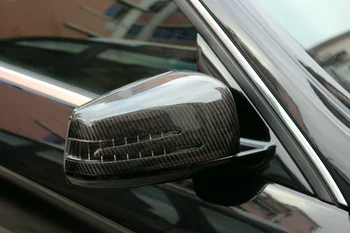 Fibra de Carbon de Înlocuire capace Oglinda retrovizoare acoperire pentru Mercedes-Benz a B C E CIA CLS GLA GLC Class W204 W212 W117 W176 W218
