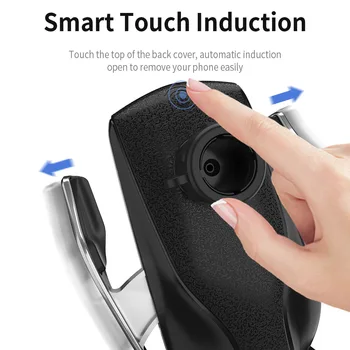 Prindere automată Mașină Încărcător Wireless 5W Incarcator Rapid Pentru iPhone 11 Samsung Huawei P30 Qi Senzor Infraroșu Masina Suport de Telefon