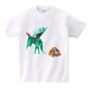 Copii Tricou animație Bardi un mic Tyrannosaurus baietel si fata de vara Tricou de Tren Dinozaur copii maneca Scurta