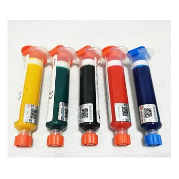 5pcs 5 culoare 10CC polimerizare UV Lipire VUH900 Lipire Rezista Proteja Pastă de Lipit-Flux de ulei+ Pentru BGA PCB Circuit