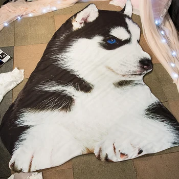 3D Bulldog Pătură de Dimensiuni Mari Pug Câine Tipărite Canapea extensibilă Arunca Pătură Copil Adult Iarna Cald Pătură Carouri Quilt Ponderat Pătură