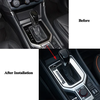 1 buc Styling Auto Gear Shift Control Panel Ornamental Acoperi Sequin Decorare Autocolant Accesorii Auto pentru Subaru Forester 2019 2020 2021