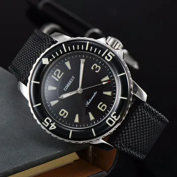 Corgeut 45mm design sport ceas de lux brand de top mecanice mâinile Luminos Automatic Self-Wind de Epocă mens watch
