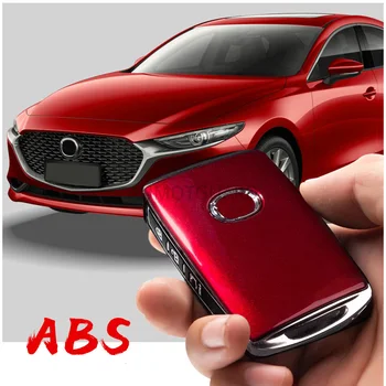 Pentru Mazda 3 Axela 2019 2020 2021 Masina Zine-aliaj de Caz-Cheie Cheie de Protecție Acoperă Shell Inel Breloc Auto Accesorii de Protectie