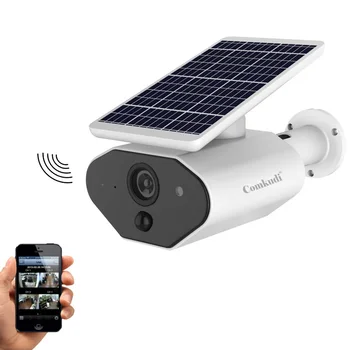 În aer liber, Solar Baterie WiFi, aparat Foto rezistent la apa IP65 Certificate HD 1080p Smart Camera de Securitate Wireless Cu Audio Viziune de Noapte