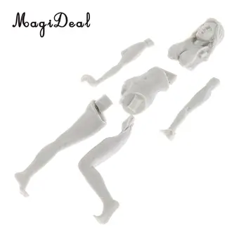 MagiDeal 1Set 1/24 75mm Fata Sexy Model DIY Kit de Construcție Figura Glamour in Miniatura pentru Copii Jucarii