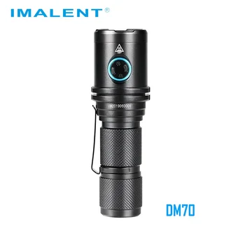 Original Imalent DM70 Lanterna LED CREE XHP70 4500LM Lanterna cu Incarcare USB cu 21700 Baterie pentru Drumetii, Camping
