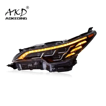 AKD Mașină de Styling pentru Fortuner Faruri 2016-2020 Fortuner Faruri LED DRL farului de fază scurtă fazei dinamice Accesorii