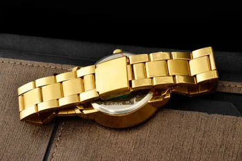 Paidu Creatoare de Moda placă Turnantă Bărbați Ceasuri de Lux, Ceasuri de Aur din Oțel Inoxidabil Trupa Cuarț Ceas de mână de sex Masculin Ceas reloj hombre