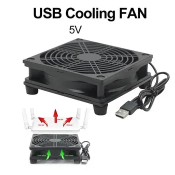 9cm/12cm Ventilatorului DC 5V USB de Alimentare Ventilator silentios pentru Router TV Set-Top Box Radiator Cooler DIY Piese de schimb