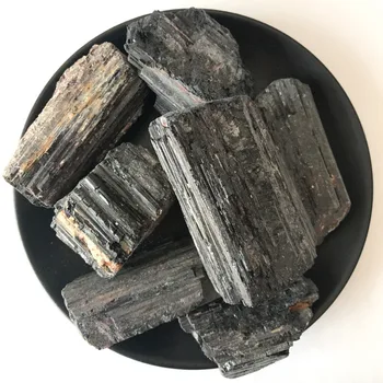 100g/pachet Naturale Turmalina Neagra Cristal Piatră prețioasă Colecție Dur Rock Minerale-Specimen de Vindecare Piatra Decor Acasă