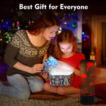 Cele mai noi Meduze Lampa cu Schimbare de Culoare Lumini Artificiale Mini Acvariu Lumina de Noapte Cadouri Romantice pentru Ziua de Crăciun