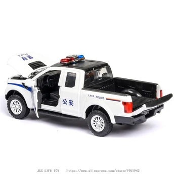 Nou 1:32 Ford F150 Camion De Poliție Aliaj Model De Masina Diecasts & Vehicule De Jucărie Mașini De Jucărie Jucării Educative Pentru Copii Cadouri Pentru Un Băiat Jucărie
