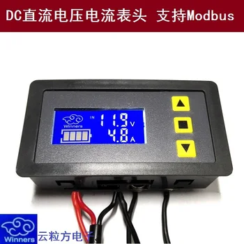 LCD DC Metru Digital Display Dual de Tensiune și Curent Temperatura Suport de Comunicare RS485 Modbus Protocol