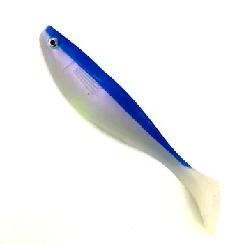 5*16cm/27gSoft Momeală de Pescuit, Momeală TShad Luminos Momeală Silicon T Coada CrankHook Jig Japonia Zbura de Pescuit Bass Swimbait Pasca Pescuit